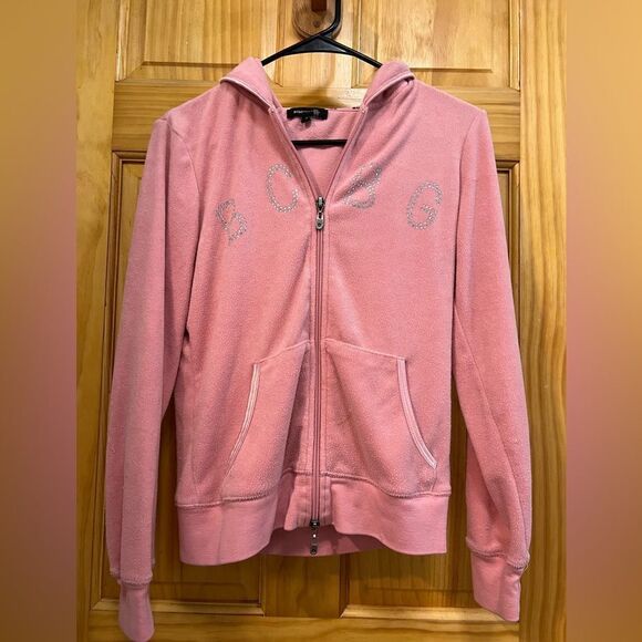 BCBG pink zip up jacket size Small - Picture 1 of 9